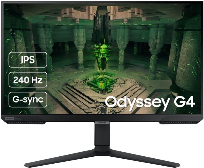 Монітор Samsung 27" Odyssey G4 S27BG400EI 2*HDMI, DP,, IPS, 240Hz, 1ms