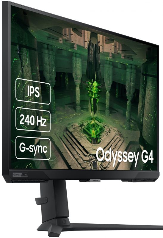 Монітор Samsung 27" Odyssey G4 S27BG400EI 2*HDMI, DP,, IPS, 240Hz, 1ms