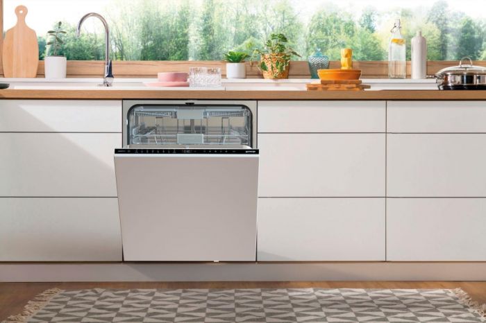 Посудомийна машина Gorenje вбудовувана, 16компл, інверторн, A+++, 60см, TotalDry, Wi-Fi, 3 кошики, білий