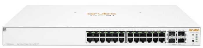 Комутатор HPE Aruba Instant On 1930, 24xGE, 4x1/10GE SFP ports, 195W PoE Class 4, LT Warranty