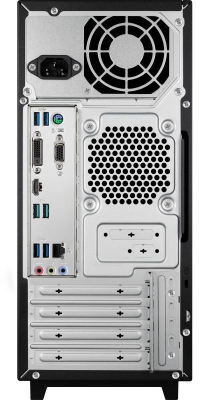 Персональний комп'ютер ASUS U500MA-R5300G001R TWR, AMD R3-5300G, 16GB, F256GB, UMA, WiFi, кл+м, W10P, чорний