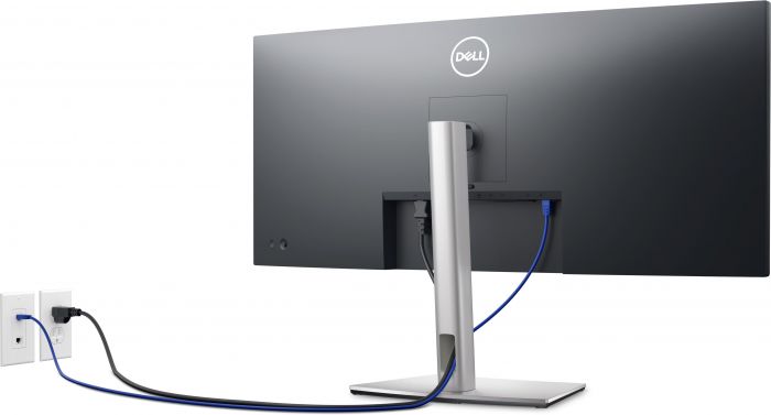 Монітор DELL 34" P3424WE HDMI, DP, USB-C, RJ-45, IPS, 3440x1440, 21:9, sRGB 99%, CURVED, HAS