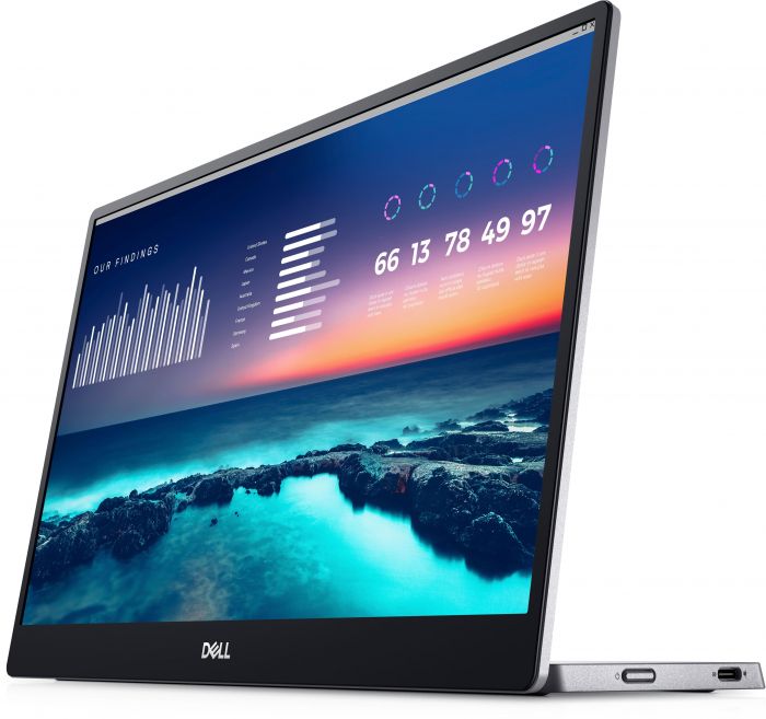 Монітор портативний DELL 14" P1424H 2xUSB-C, IPS