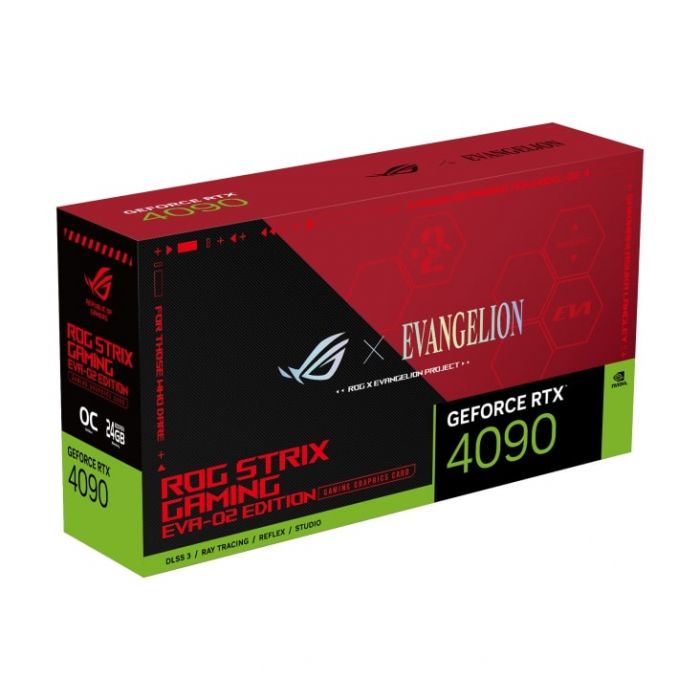 Відеокарта ASUS GeForce RTX 4090 24GB GDDR6X STRIX OC GAMING EVA-02-EDITION ROG-STRIX-RTX4090-O24G-EVA-02-EDITION
