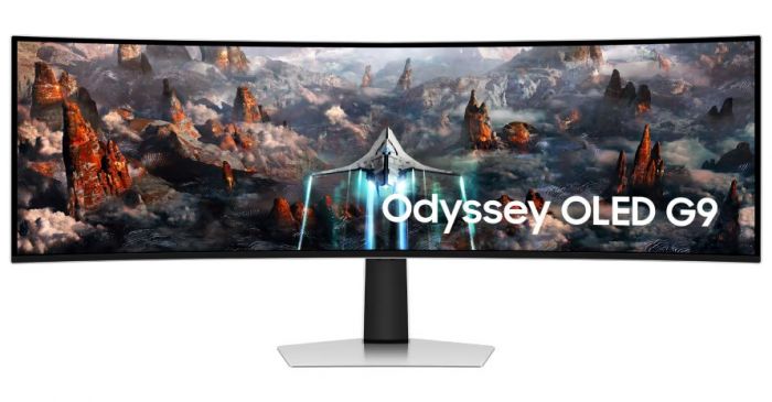 Монітор Samsung 48.7"Odyssey OLED G9 G93SC HDMI, DP, USB, MM, OLED, 5120x1440, 32:9, 240Hz, 0.3ms, CURVED