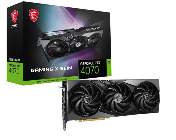 Відеокарта MSI GeForce RTX 4070 12GB GDDR6X GAMING X SLIM