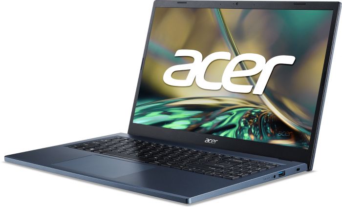 Ноутбук Acer Aspire 3 A315-24P 15.6" FHD IPS, AMD R3-7320U, 8GB, F512GB, UMA, Lin, блакитний