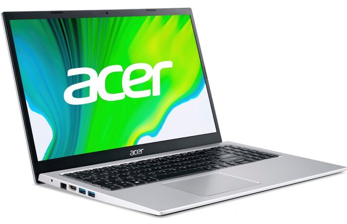 Ноутбук Acer Aspire 3 A315-35 15.6" FHD, Intel P N6000, 4GB, F128GB, UMA, Win11, сріблястий