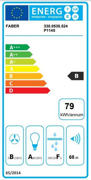 Витяжка Faber похила, 55см, 1219м.куб/год, Steelmax Ev8 Led Bk A55, чеорний/нерж