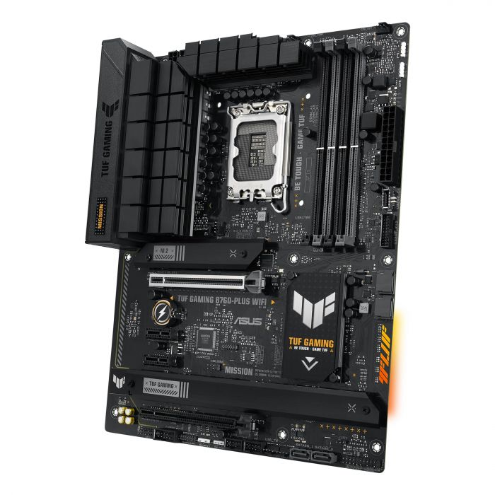 Материнcька плата ASUS TUF GAMING B760-PLUS WIFI s1700 B760 4xDDR5 M.2 HDMI DP Wi-Fi BT ATX