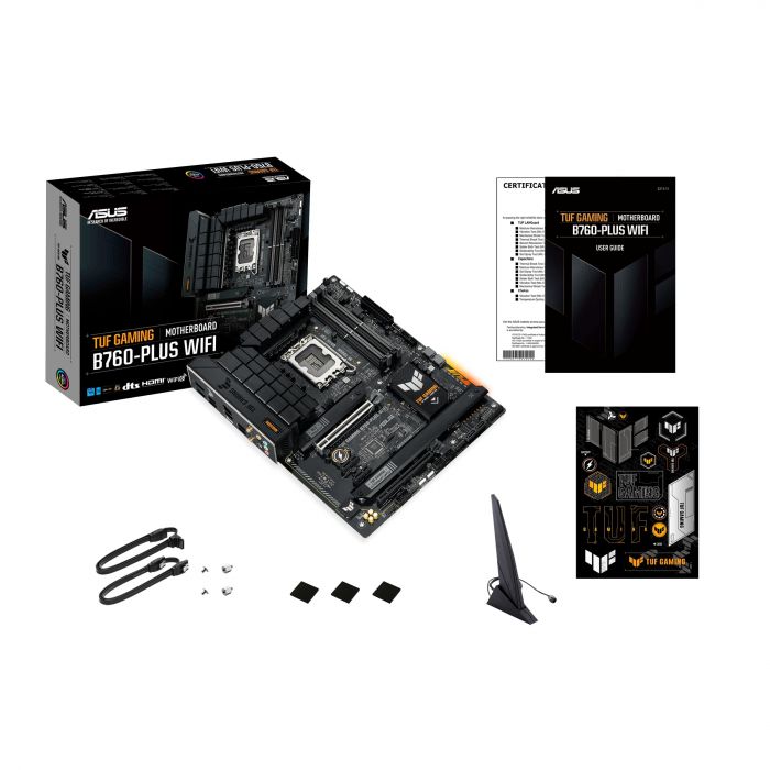 Материнcька плата ASUS TUF GAMING B760-PLUS WIFI s1700 B760 4xDDR5 M.2 HDMI DP Wi-Fi BT ATX