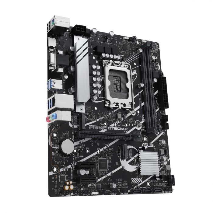 Материнcька плата ASUS PRIME B760M-K s1700 B760 2xDDR5 M.2 HDMI D-Sub mATX