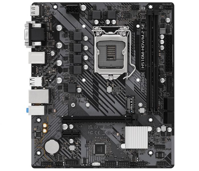 Материнська плата ASRock H510M-HDV/M.2 SE s1200 H510 2xDDR4 M.2 HDMI DVI mATX