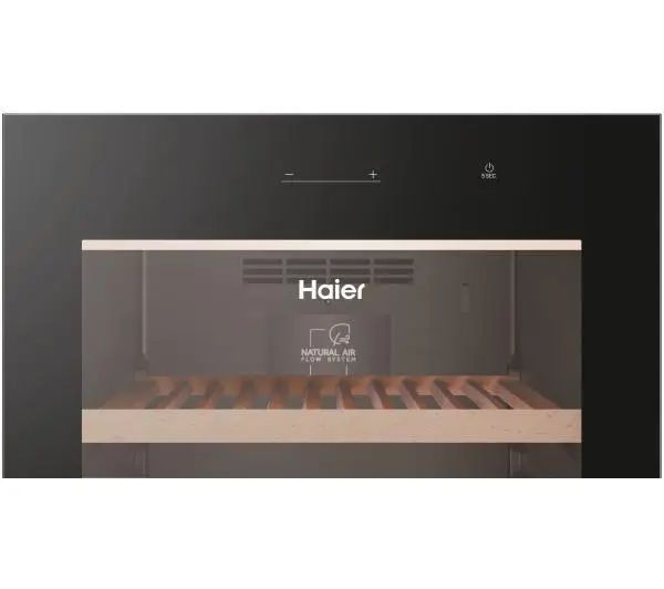 Холодильник Haier для вина, 190x59.5х63.9, холод.відд.-450л, зон - 1, бут-247, ST, дисплей, чорний