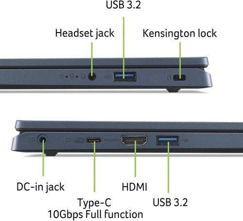 Ноутбук Acer Aspire 3 A315-510P 15.6" FHD IPS, Intel i3-N305, 8GB, F512GB, UMA, Lin, синій