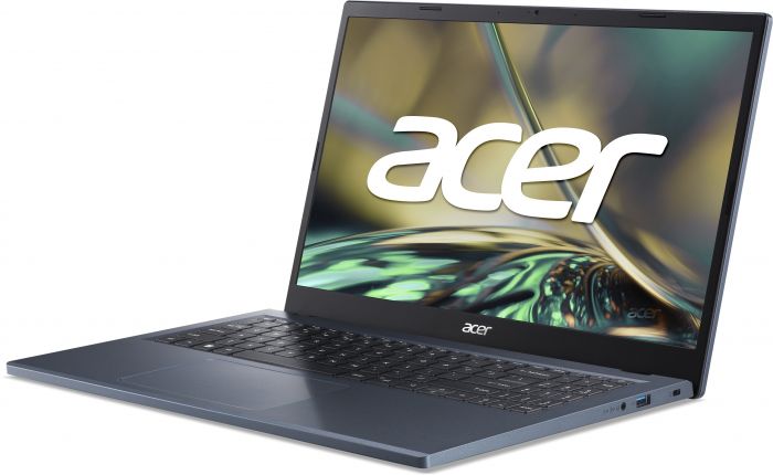 Ноутбук Acer Aspire 3 A315-510P 15.6" FHD IPS, Intel i3-N305, 8GB, F512GB, UMA, Lin, синій