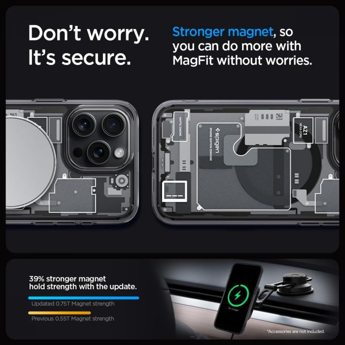 Чохол Spigen для Apple iPhone 15 Pro Ultra Hybrid MagFit, Zero One