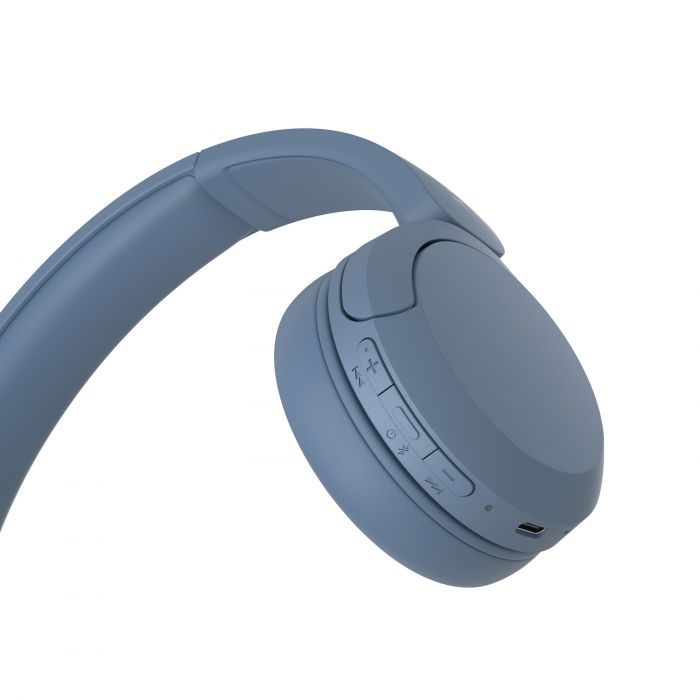 Навушники On-ear Sony WH-CH520 BT 5.2, SBC, AAC, Wireless, Mic, Синій