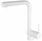Змішувач для кухні Deante Aster, довж.виливу - 209мм, поворотний, витяжний, 1важіль, білий