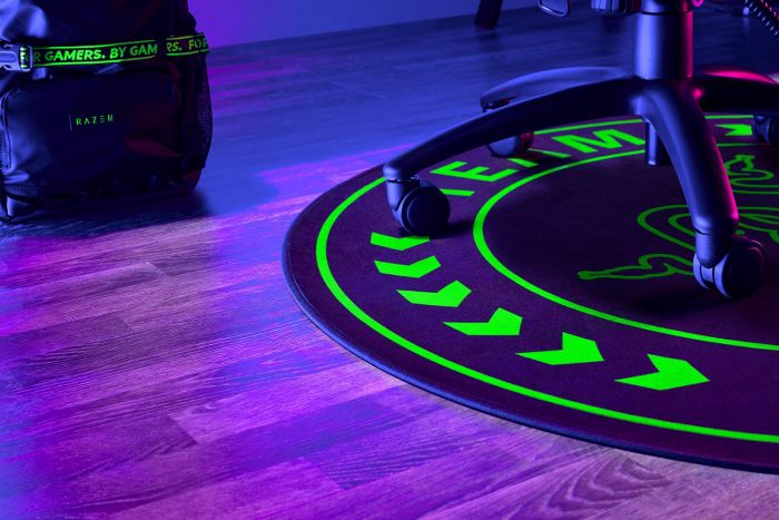 Килимок під крісло Razer Razer Team Floor Rug, чорно-зелений