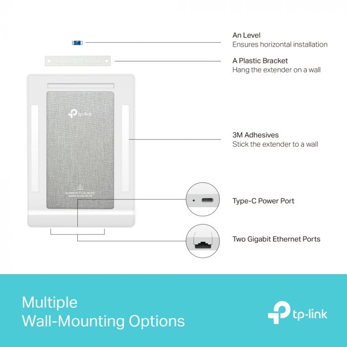 Маршрутизатор TP-LINK ARCHER AIR R5 AX3000 1xGE LAN 1xGE WAN OFDMA MESH