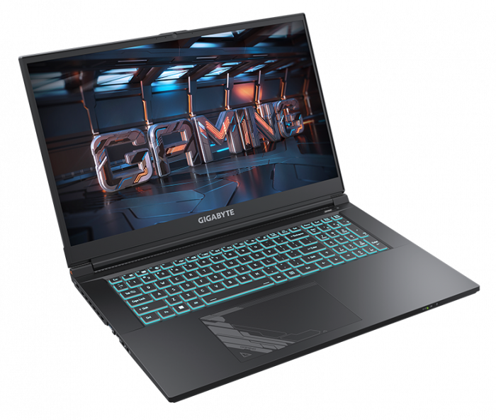 Ноутбук Gigabyte G7 MF 17.3 FHD, intel i5-12500H, 16GB, F512GB, NVD4050-6, DOS, чорний