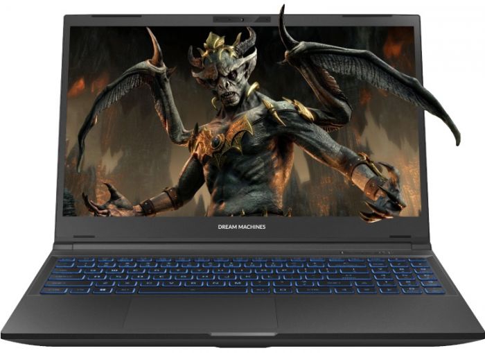 Ноутбук Dream Machines RG4060-15 15.6FHD IPS, Intel i5-13500H, 32GB, F1TB, NVD4060-8, DOS, чорний