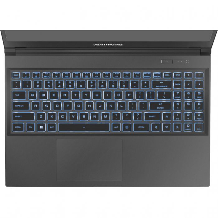 Ноутбук Dream Machines RG4060-15 15.6FHD IPS, Intel i5-13500H, 32GB, F1TB, NVD4060-8, DOS, чорний