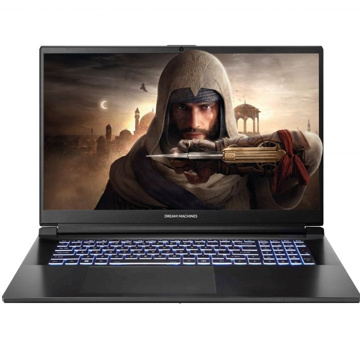 Ноутбук Dream Machines RG4070-17 17.3FHD IPS, Intel i7-13700H, 16GB, F1TB, NVD4070-8, DOS, чорний