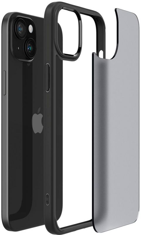 Чохол Spigen для Apple iPhone 15 Plus Ultra Hybrid, Frost Black
