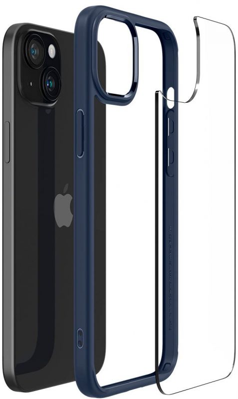 Чохол Spigen для Apple iPhone 15 Plus Ultra Hybrid, Navy Blue