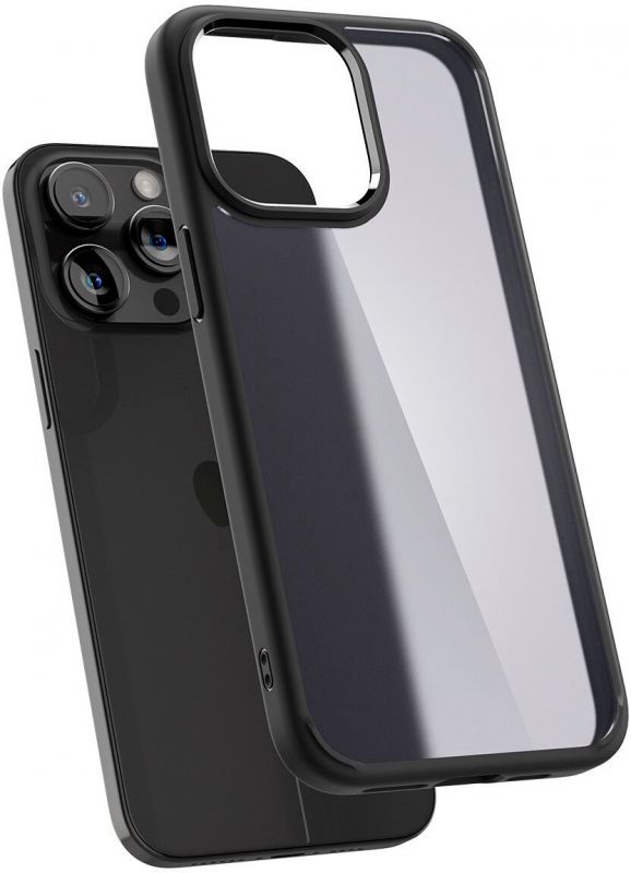 Чохол Spigen для Apple iPhone 15 Pro Ultra Hybrid, Frost Black