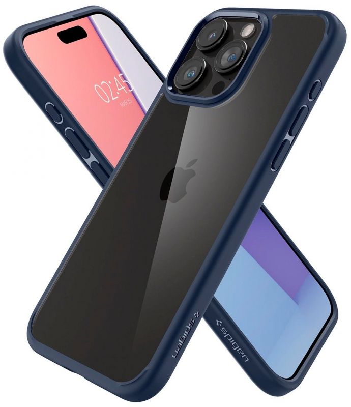 Чохол Spigen для Apple iPhone 15 Pro Ultra Hybrid, Navy Blue