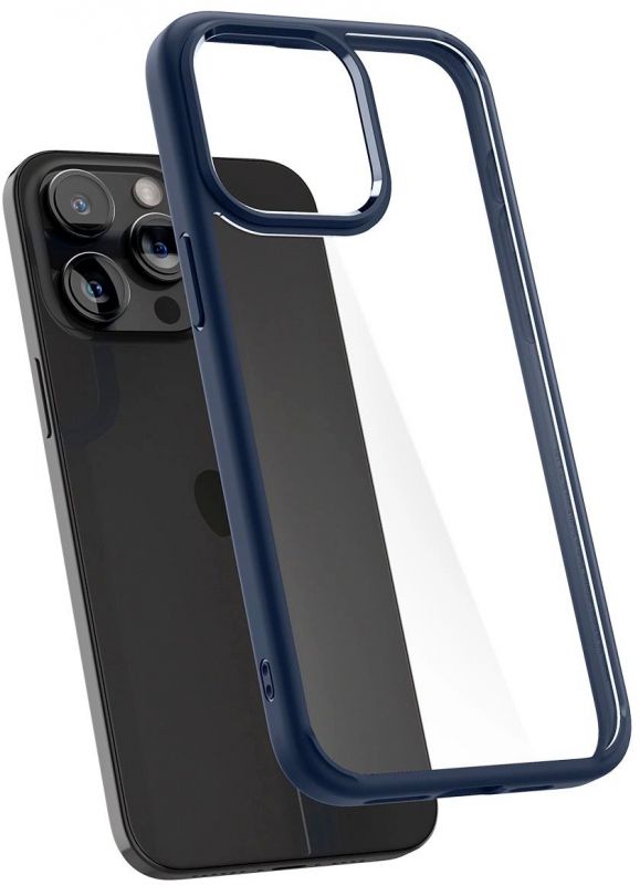 Чохол Spigen для Apple iPhone 15 Pro Ultra Hybrid, Navy Blue