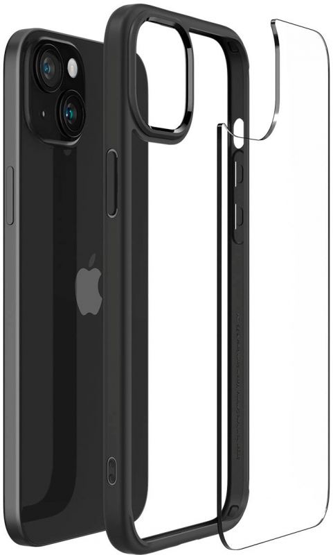 Чохол Spigen для Apple iPhone 15 Ultra Hybrid, Matte Black