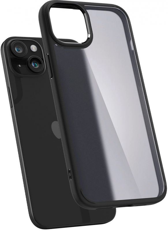 Чохол Spigen для Apple iPhone 15 Ultra Hybrid, Frost Black