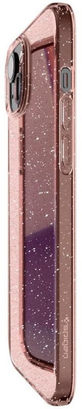 Чохол Spigen для Apple iPhone 15 Plus Liquid Crystal Glitter, Rose Quartz