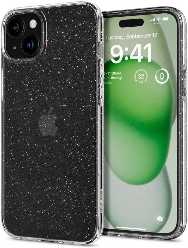 Чохол Spigen для Apple iPhone 15 Plus Liquid Crystal Glitter, Crystal Quartz