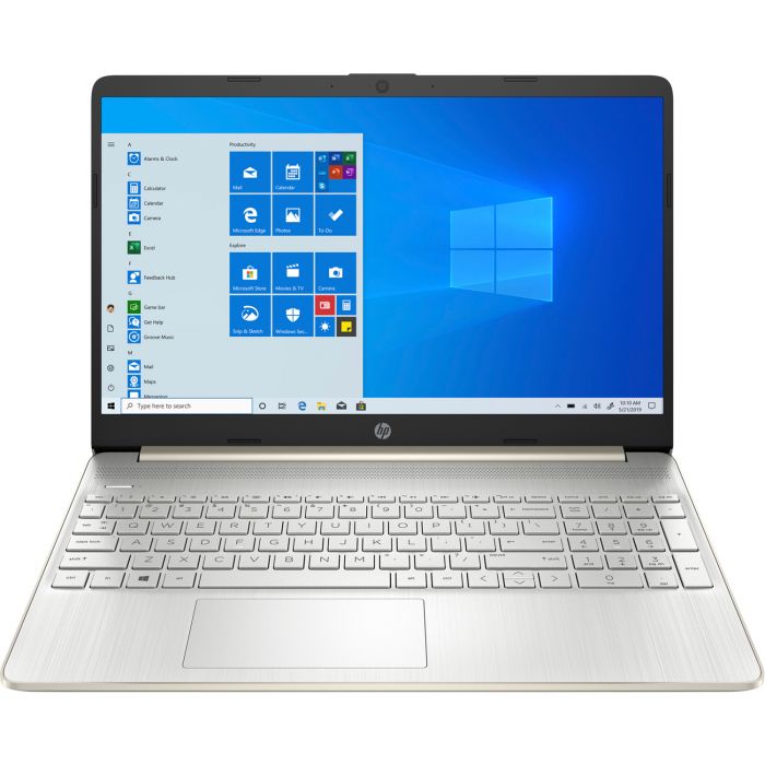 Ноутбук HP 15s-fq5002ua 15.6" FHD IPS AG, Intel i5-1235U, 8GB, F512GB, UMA, DOS, золотистий