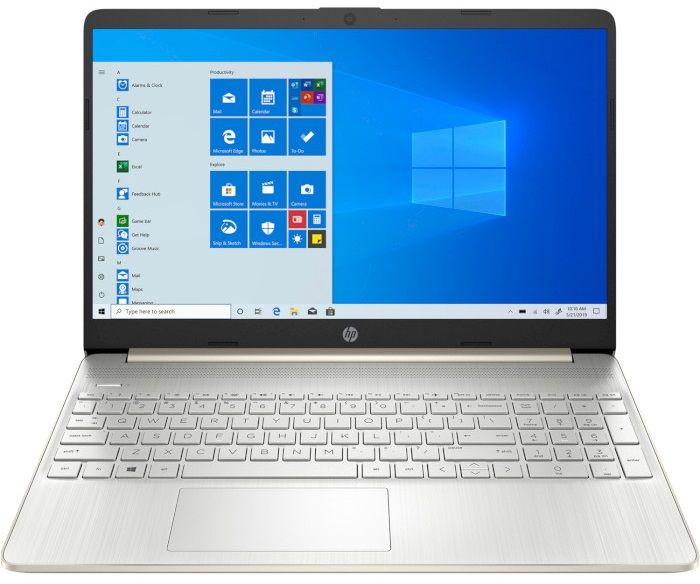 Ноутбук HP 15s-fq5002ua 15.6" FHD IPS AG, Intel i5-1235U, 8GB, F512GB, UMA, DOS, золотистий