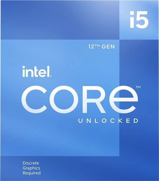 Центральний процесор Intel Core i5-12600KF 10C/16T 3.7GHz 20Mb LGA1700 125W w/o graphics Box