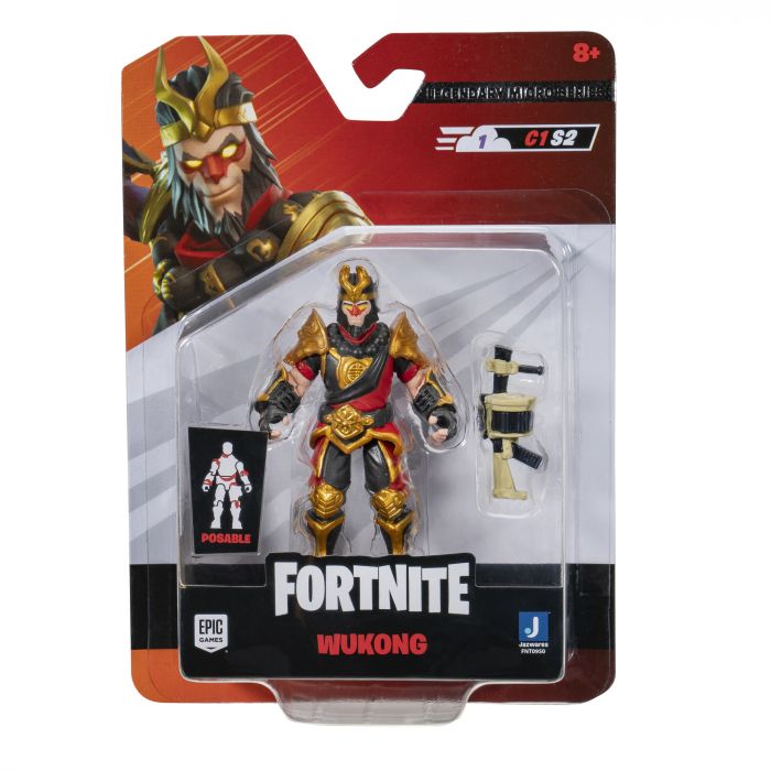 Колекційна фігурка Fortnite Micro Legendary Series Wukong, 6см