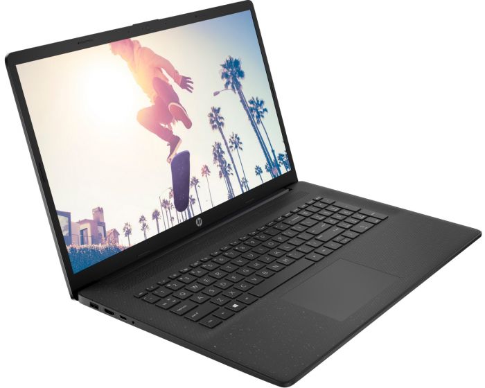 Ноутбук HP 17-cn1000ua 17.3" FHD IPS AG, Intel i5-1155G7, 16GB, 1TB+F512GB, UMA, DOS, чорний