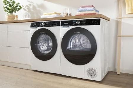 Пральна машина Gorenje фронтальна, 10,5кг, 1400, A+++, 60см, дисплей, інвертор, пара, Wi-Fi, білий