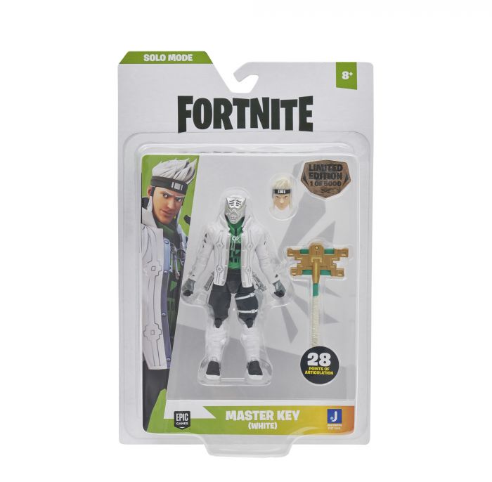 Колекційна фігурка Fortnite Solo Mode Master Key - White, 10см