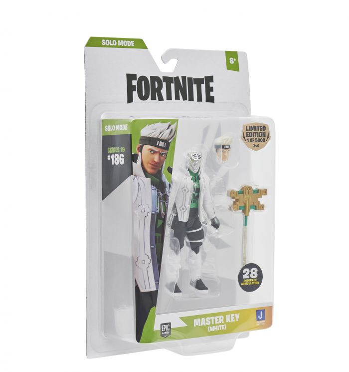 Колекційна фігурка Fortnite Solo Mode Master Key - White, 10см