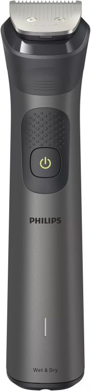 Тример Philips All-in-One Series 7000, для бороди, вусів, носа, голови та тіла, акум., насадок-12, сталь, сірий