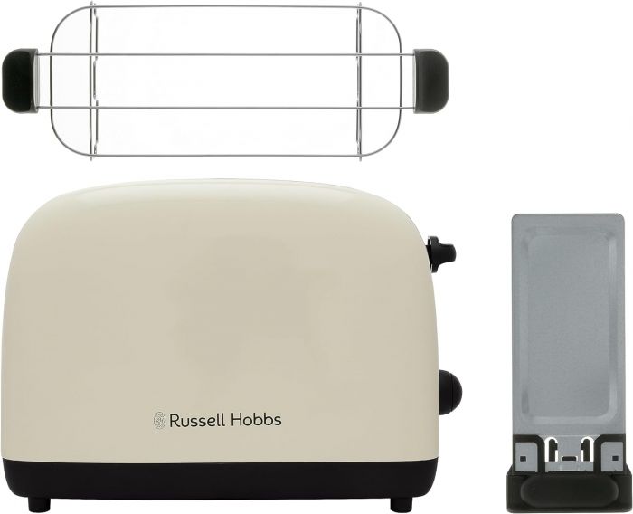 Тостер  Russell Hobbs Colours Plus, 1600Вт, нержав., підігрів,разморозка, бежевий