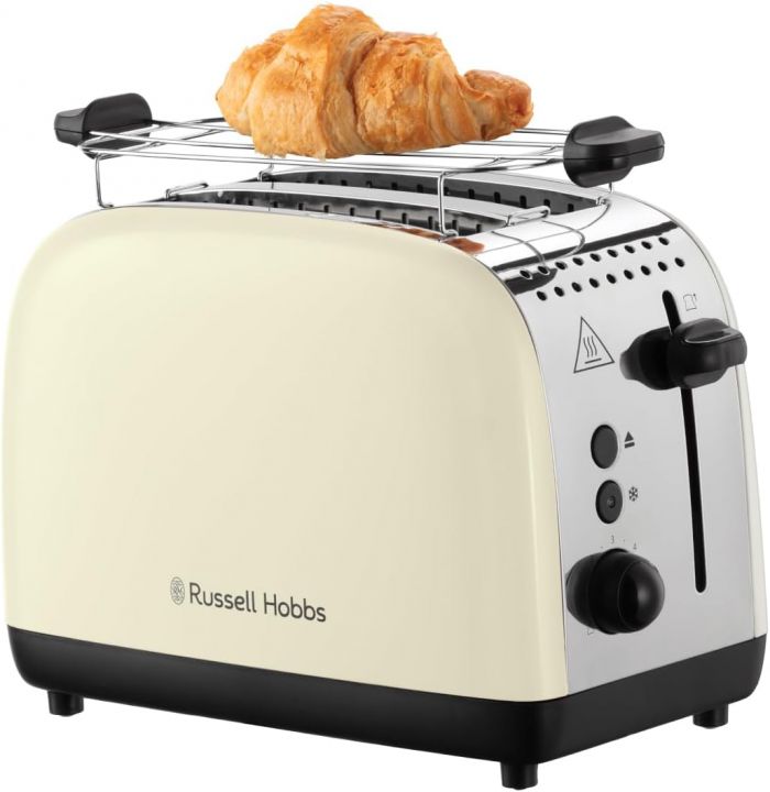 Тостер  Russell Hobbs Colours Plus, 1600Вт, нержав., підігрів,разморозка, бежевий