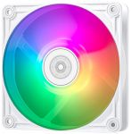 Корпусний вентилятор SilverStone Vista VS120W-ARGB, 120мм, 2000rpm, 4pin PWM, 3pin +5VARGB, 30.6dBa, білий